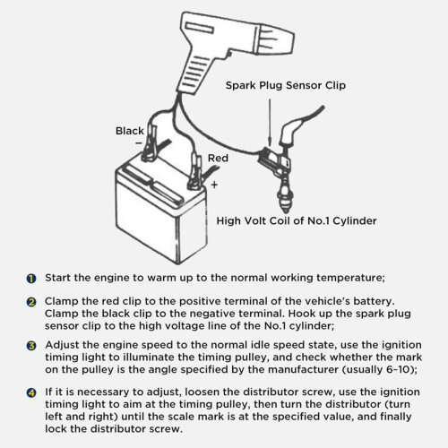 Timing Light Automotive 12V with Overload Protection 2
