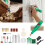 Rotary Tool with 5 Accessories Green Adjustable Speed 2