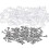 100 stk. monteringsklips til gennemsigtige LED-striber til 8 mm 1