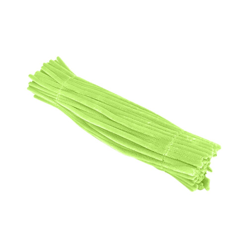 100 buc curățitoare de țevi multicolore 6 mm x 30 cm