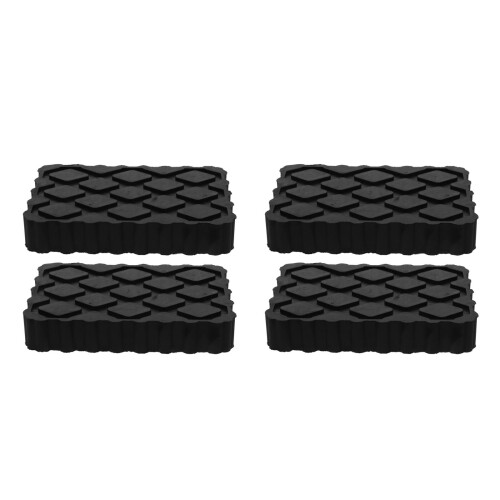 Gummi domkraftsdynor – 4 st, 12x8x2,3 cm