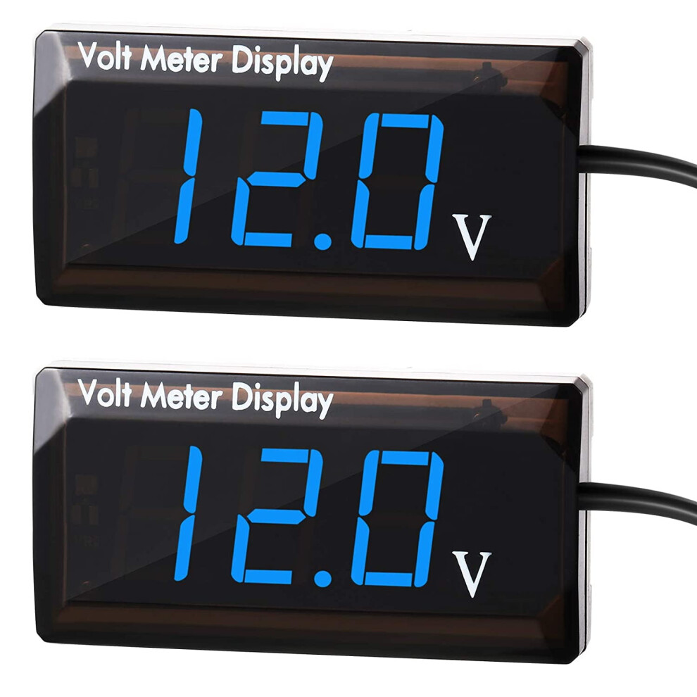 2-Piece Dc 4Â28V Led Digital Voltmeter 9104899487148