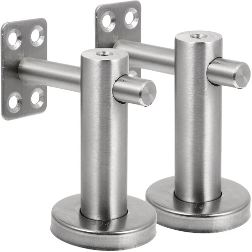 Stainless Steel Handrail Bracket Adjustable 2 pcs 1