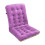 Cojines capitoné para silla mecedora (asiento y respaldo, 2 piezas) 2