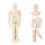 Trekunstutstillingsdukke 4,5 tommer 3 stk beige 5