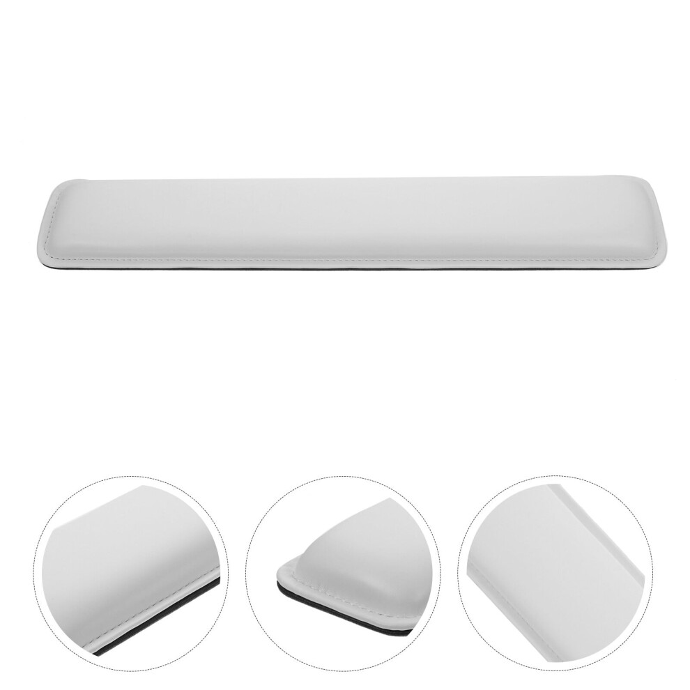 Pu Keyboard Wrist Rest Â Ergonomic Support Pad White 9104899489906
