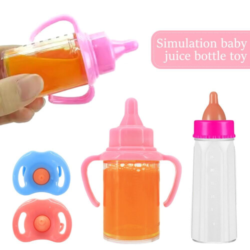 Conjunto de mamadeiras para boneca com leite que desaparece magicamente 1