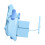 Children Learning Desk Stand With Healthy Position Feature-Blue 1