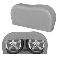 2pcs Tire Dust Cover for Truck Campers-Gray 170x34x83CM