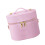 Water Resistant Makeup Bag Deep Lid Space Removeable-Pink 1