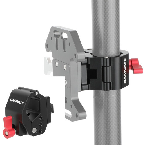 V Mount Quick Release Heavy Duty Pipe Clamp For Studio Lighting 1