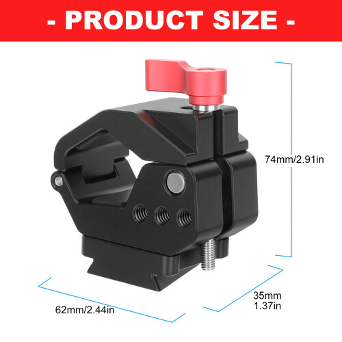 V Mount Quick Release Heavy Duty Pipe Clamp For Studio Lighting 2