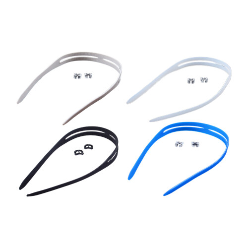 2Pcs Silicone Swimming Goggle Strap Adjustable Swim-Blue 1