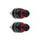 Skull License Plate Frame Screws Fastener Cap Bolt For-Black 2 1