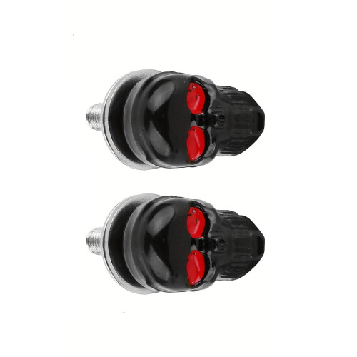 Skull License Plate Frame Screws Fastener Cap Bolt For-Black 2