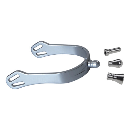 Aluminum Alloy Horse Training Spur With 4-silver