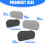 2pcs Heavy Duty Protector Covers Waterproof-Gray 170x34x83CM 4