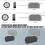 2pcs Heavy Duty Protector Covers Waterproof-Gray 170x34x83CM 6