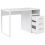 Beliani Home Office Desk ZERLAY White 120 cm 60 cm 3