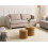 Beliani Sofa 3 Seater RATTVIK Boucle Beige 2