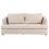 Beliani Sofa 3 Seater RATTVIK Boucle Beige 4
