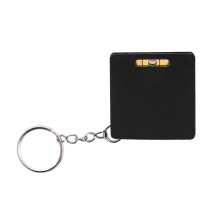 Mini Steel Tape Measure Featuring Build in Bubble Level-Black