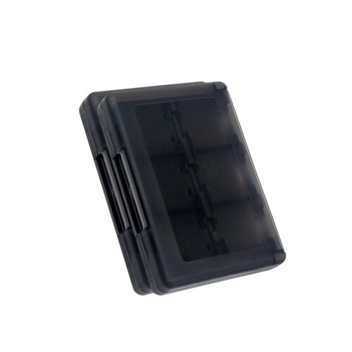Protective Game Card Storage Case Holds 28 Cartridges ABS-Black