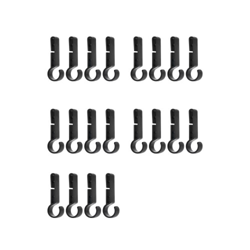 20Pcs Antislip Helmet Lamp Holders Providing Strong Fastening
