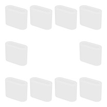 Dust Protectors Cover For Type C-Transparent silicone 10pcs