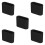 Convenient Type C Connectors Cap Easy-black silicone 5pcs 1