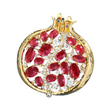 Sophisticated Pomegranate Jewelry Pin Artistic Designs For