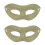 Gentlemen’s Glittered Plastic Masquerades Mask-champagne gold 1