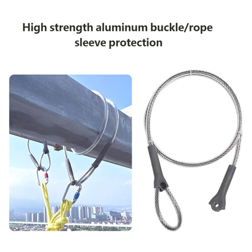 Stainless steels High Altitude Work Anchors Point Heavy-100CM 2