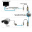 AHD's CVI's TVI's compatibele passieve twisted pair-zenders 2