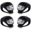 Silikon LED-cykelljusset – Fram Vit & Bak Röd 1
