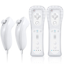 Pacáiste 2 Rialaitheoirí Cianrialtáin Wii do Nintendo Wii