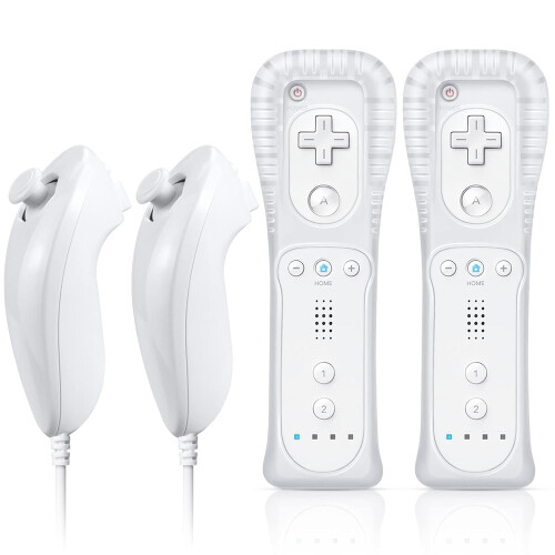 2-pack Wii-fjärrkontroller för Nintendo Wii
