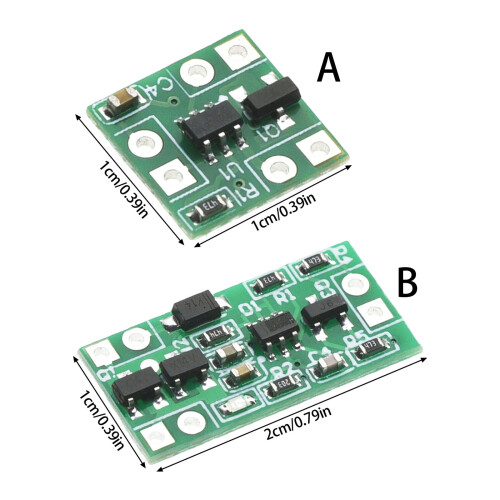 Microed Single Button Bistable Relays Module For One-7V to 28V 2