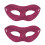 Demi-masque à thème scintillant pour spectacles,-rose rouge 1