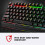 Tastiera da gioco cablata K10 con RGB, resistente agli schizzi 2