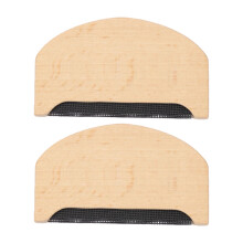 2Pcs Wooden Fabric Cashmere Sweater Lint Remover Trimmer Shaver
