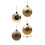 Christmas Ball Ornament Set Shiny Orange 24 Pieces 5