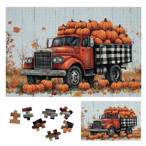 Ξύλινο παζλ Pumpkins Harvest – 1000 τεμάχια