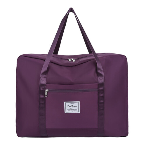 Taška do posilovny, voděodolný polyester, 35 l, vínová 2