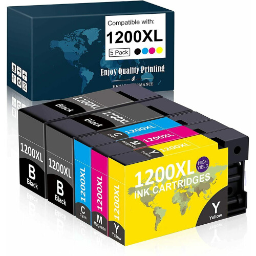 Πακέτο κασετών μελανιού OfficeWorld PGI-1200XL (2 μαύρες, 1 CMY)