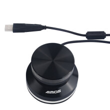 USB audio hangerőszabályzó gomb – fém, plug-and-play