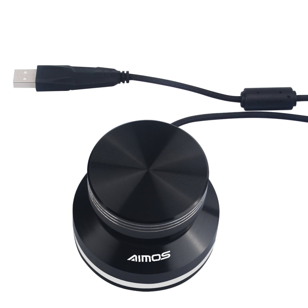 Usb Audio Volume Control Knob For Windows Mac Android Black 9450273211640
