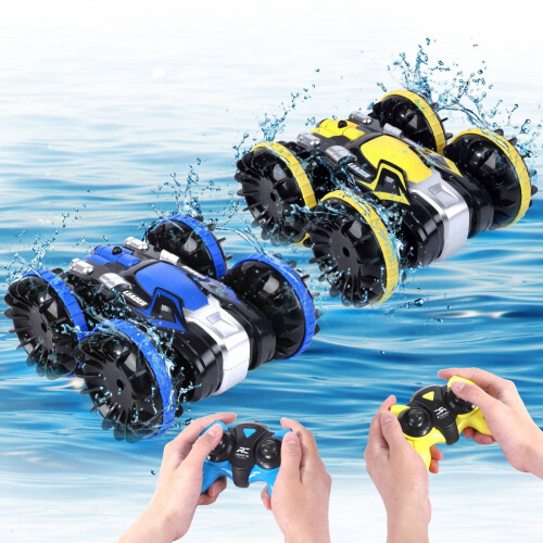 TROPOW Αμφίβια Τηλεκατευθυνόμενα Αυτοκίνητα4WD2-Pack