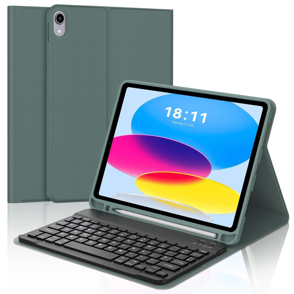 Ipad 10Th Gen Case With Detachable Keyboard 9104899494870