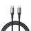 Câble tressé S-A28 USB-C - Lightning 30 W 1 m - Noir 1